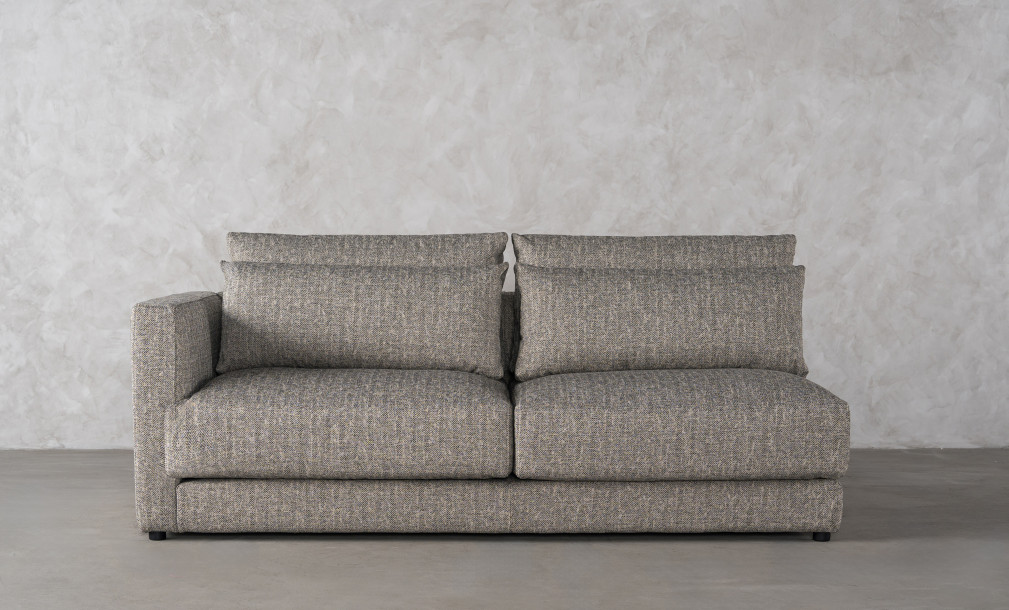 Narvik Soft Feather 2-Seater Section Sofa Left Arm (cosmic d 21543-18)