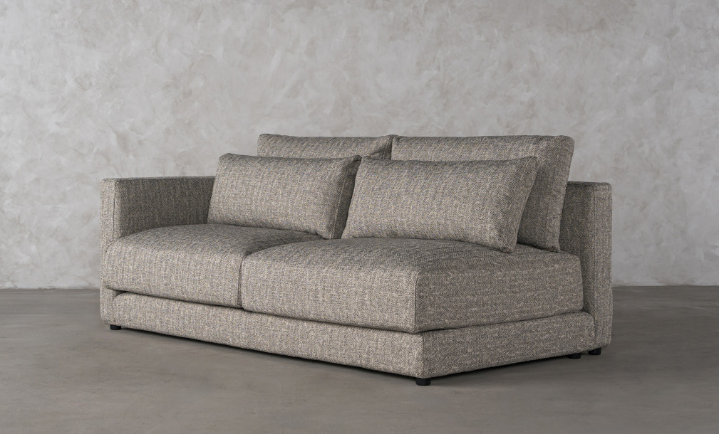 Narvik Soft Feather 2-Seater Section Sofa Left Arm (cosmic d 21543-18)