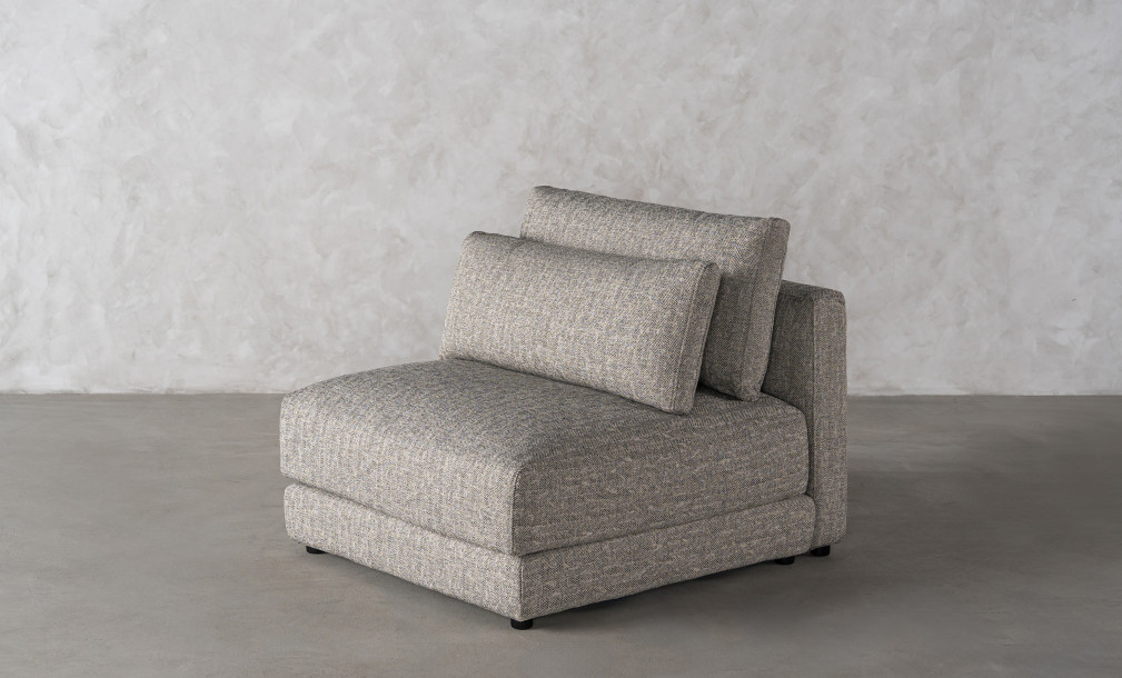 Narvik Soft Feather 1-Seater Section Sofa (cosmic d 21543-18)