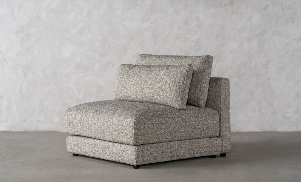 Narvik Soft Feather 1-Seater Section Sofa (cosmic d 21543-18)