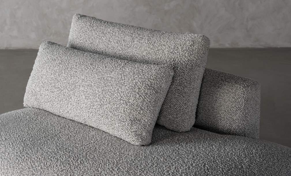 Narvik Soft Feather Ottoman Section Sofa Right Arm (g208 col.7a)