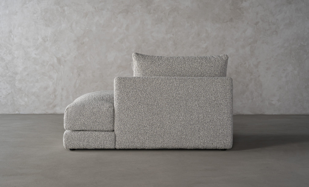 Narvik Soft Feather Ottoman Section Sofa Right Arm (g208 col.7a)