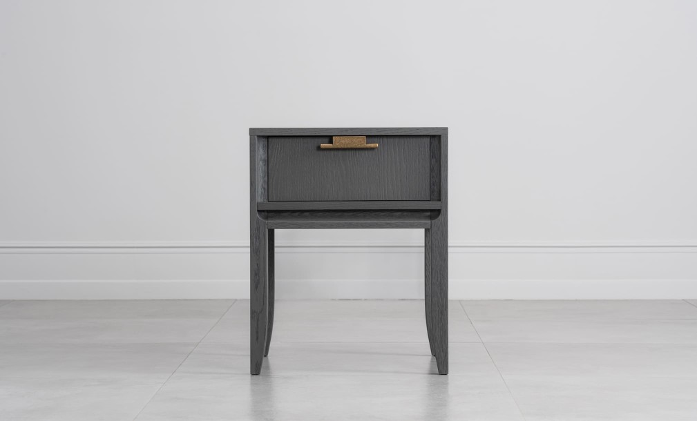 City Small Bedside Table (Color: Oak gray (veneer))