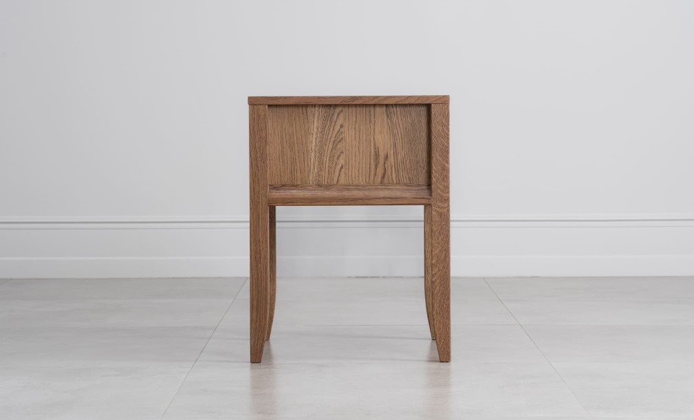 City Small Bedside Table (Color: Oak honey (veneer))