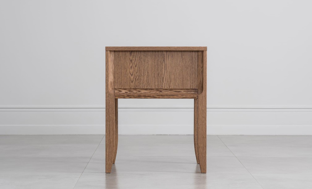 City Small Bedside Table (Color: Oak honey (veneer))