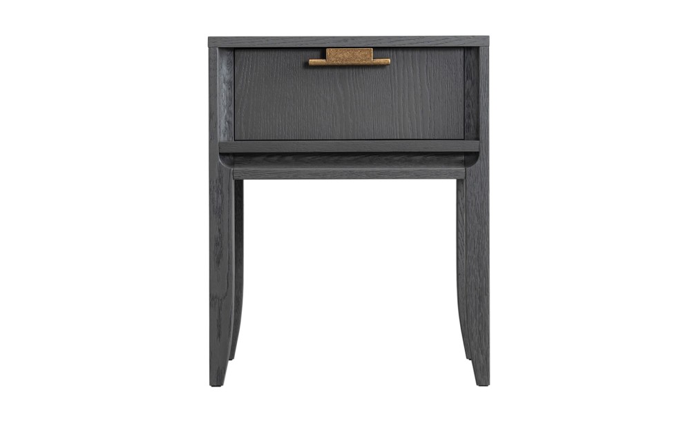 City Small Bedside Table (Color: Oak gray (veneer))