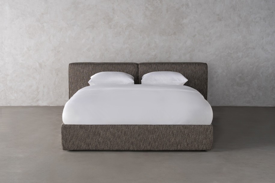 Double Bed 200x200 cm (Fabric: Stalemate col.Castle (Cat. 3))