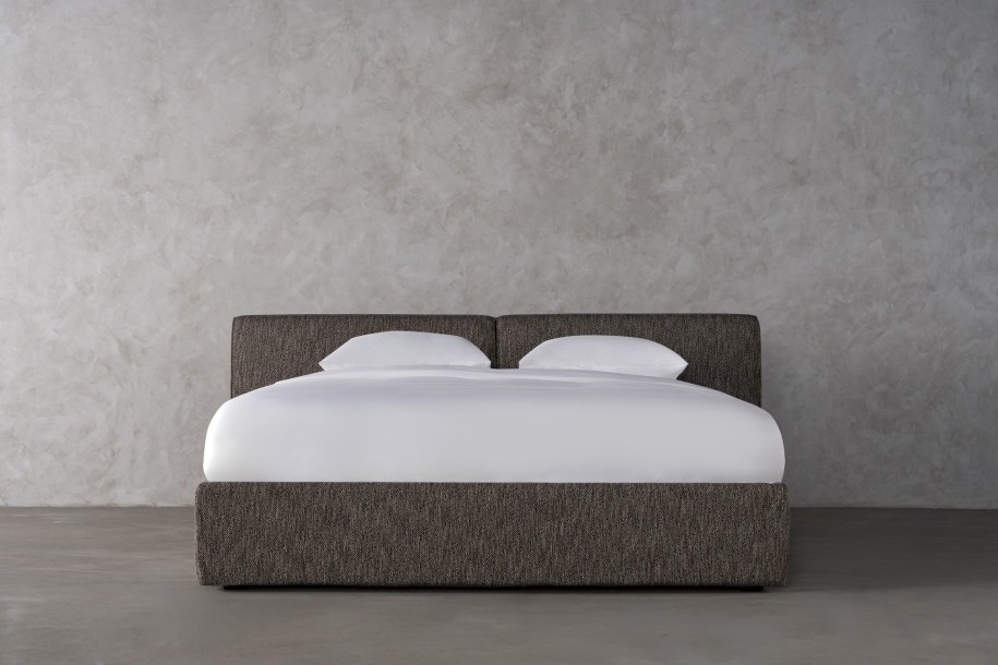 Double Bed 200x200 cm (Fabric: Stalemate col.Castle (Cat. 3))