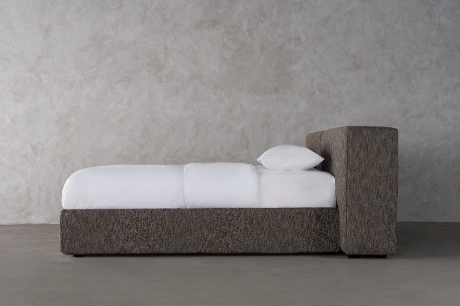 Double Bed 200x200 cm (Fabric: Stalemate col.Castle (Cat. 3))