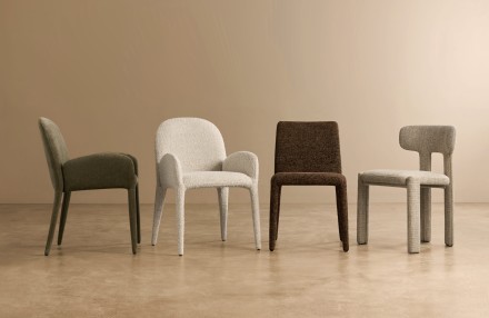 Fully upholstered dining chairs: Haven, Pierce and Tyler