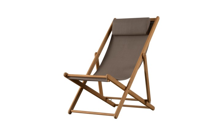 Riviera Outdoor Teak Deckchair