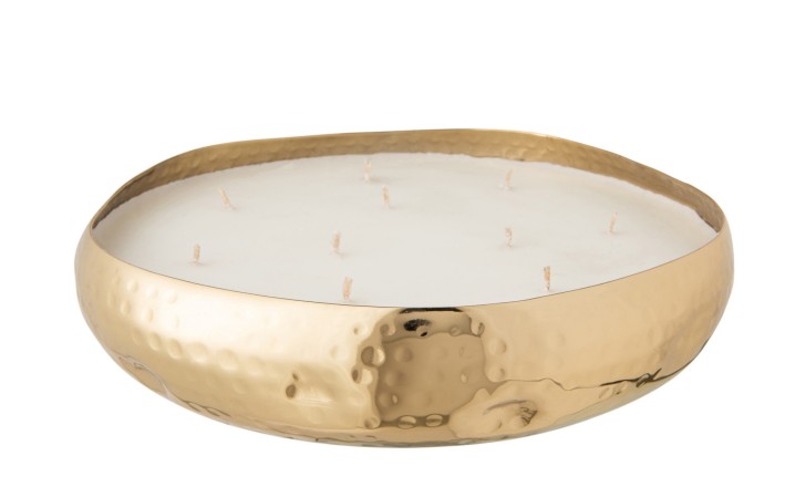 Scented Candle Metal Gold L 44H