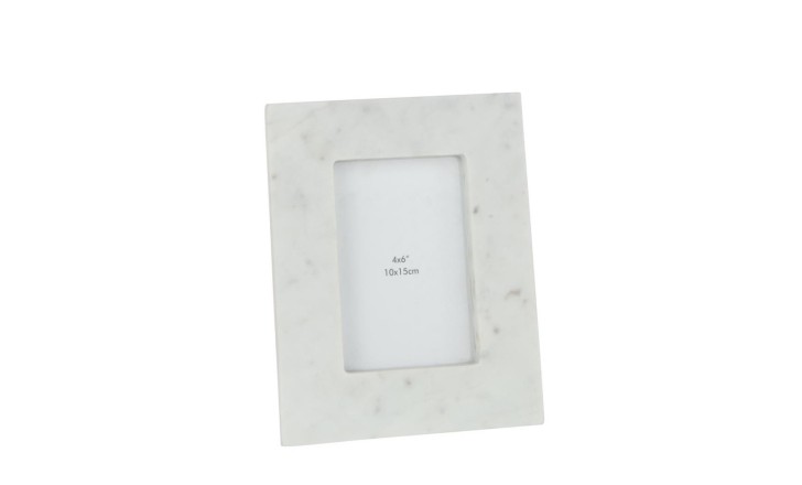 Photo Frame 10X15 Marble White S