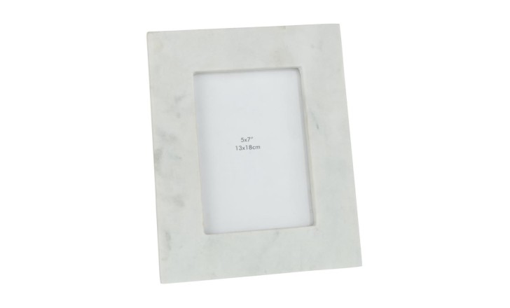 Photo Frame 13X18 Marble White L