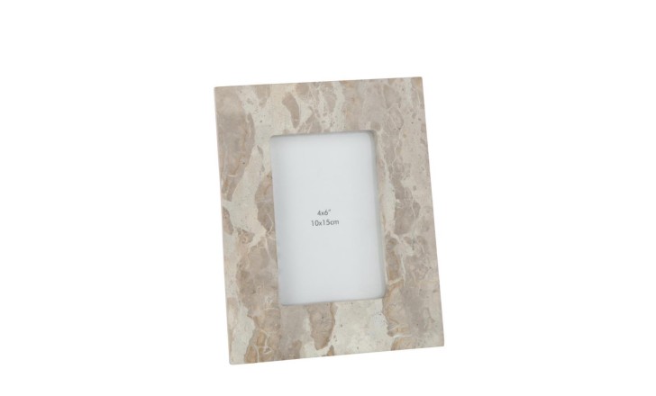 Photo Frame 10X15 Marble Beige S
