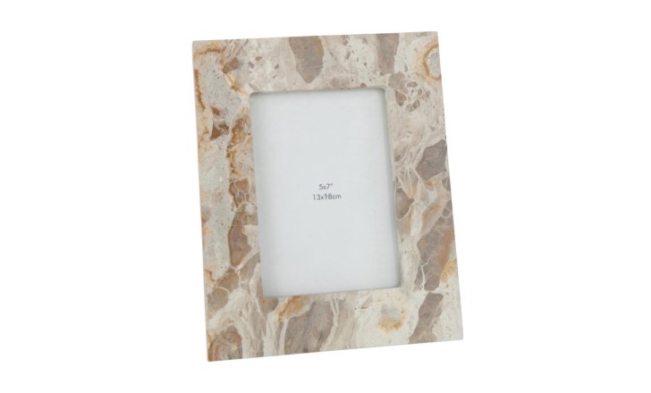 Photo Frame 13X18 Marble Beige L
