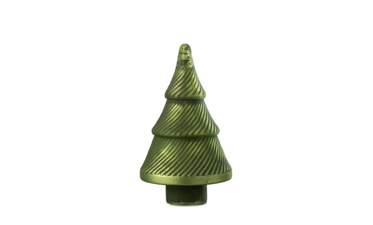 Christmas Glass Tree Green S