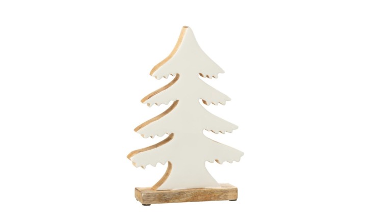Pine Tree On Base White/Natural M