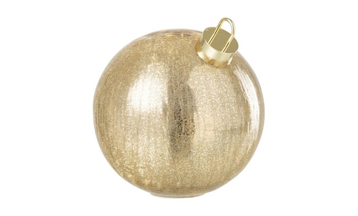 Christmas Bauble Led Gold Colored L