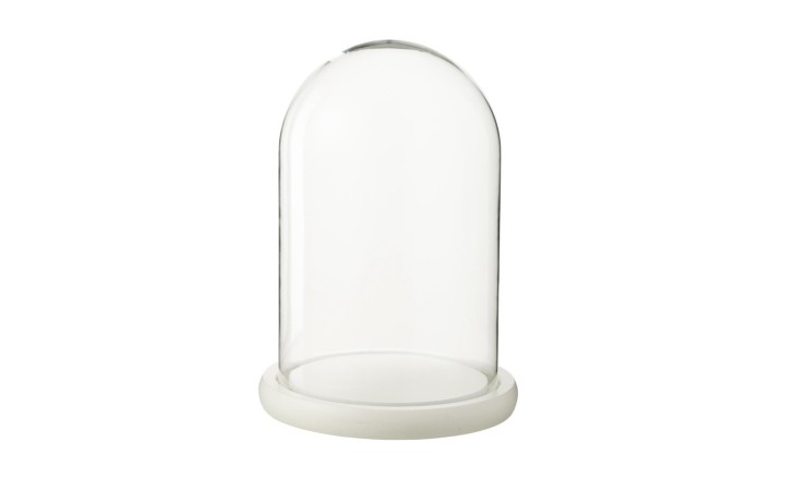 Decorative Bell Jar White M