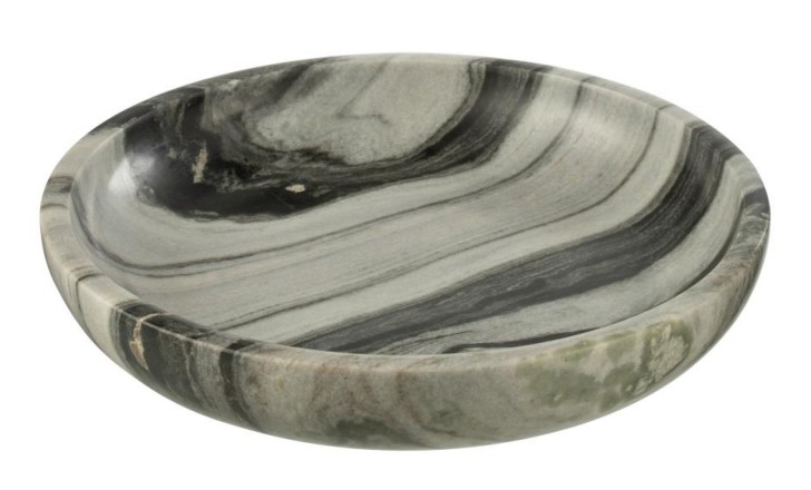 Serving Bowl Marble Black/Light Grey