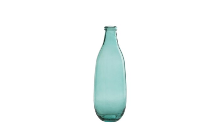 Aqua Vase Bottle Glass