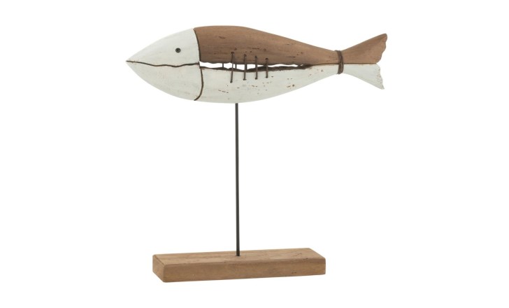 Fish Stand Stitches Wood Mix L