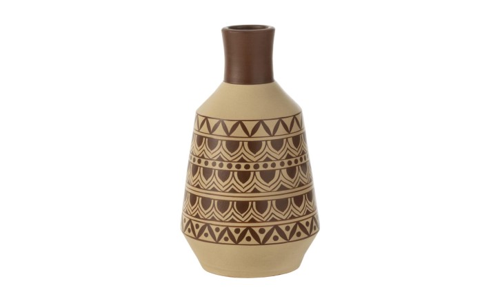 Leav Shapes Vase Beige/Brown