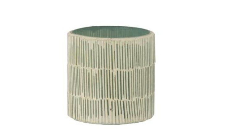 Mosaic Grey Hurricane Holder S