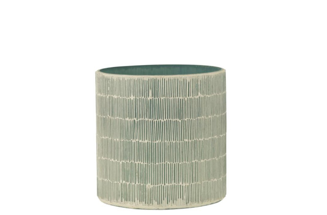 Mosaic Grey Hurricane Holder L
