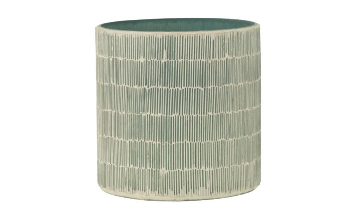 Mosaic Grey Hurricane Holder L