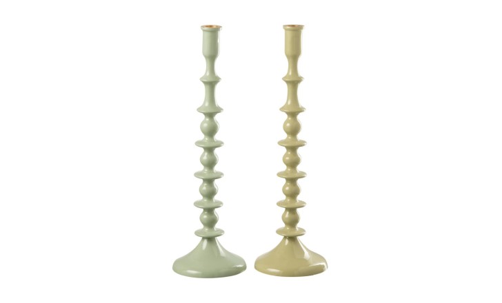 Melanie Green Candlestick Assortment Of 2