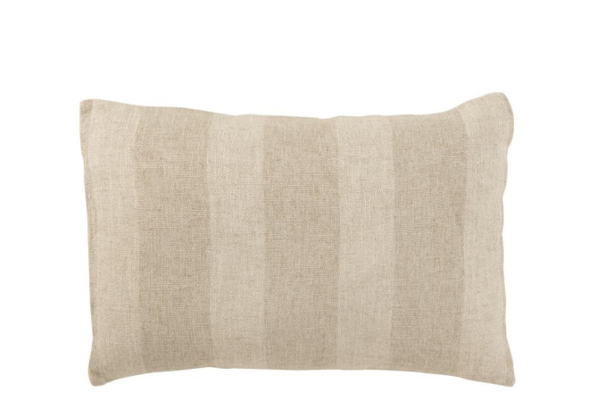 Beige Stripes Cushion Long