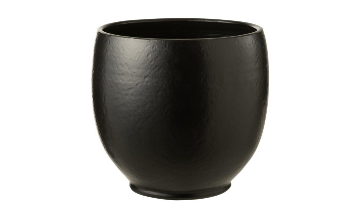 Ying Flowerpot Ceramic Black L