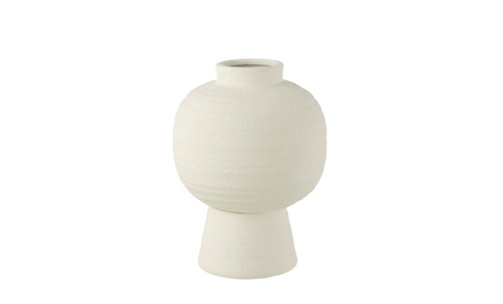 Lantern Vase Clay White S