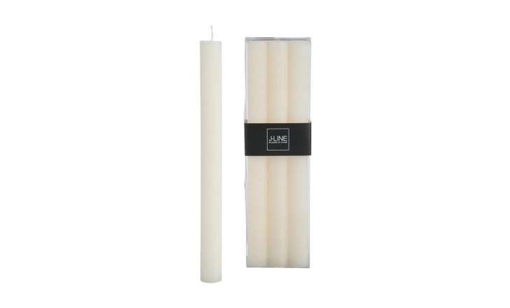 Box 6 Table Candle Vanilla 9H