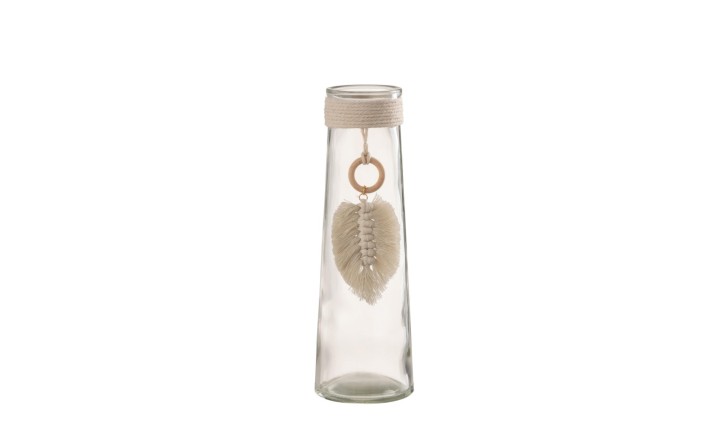 Vase Long Feather Glass S