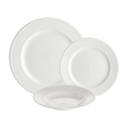 Collina Table Set 18 Pcs (dinner plate, salad plate, soup plate x 6 person)