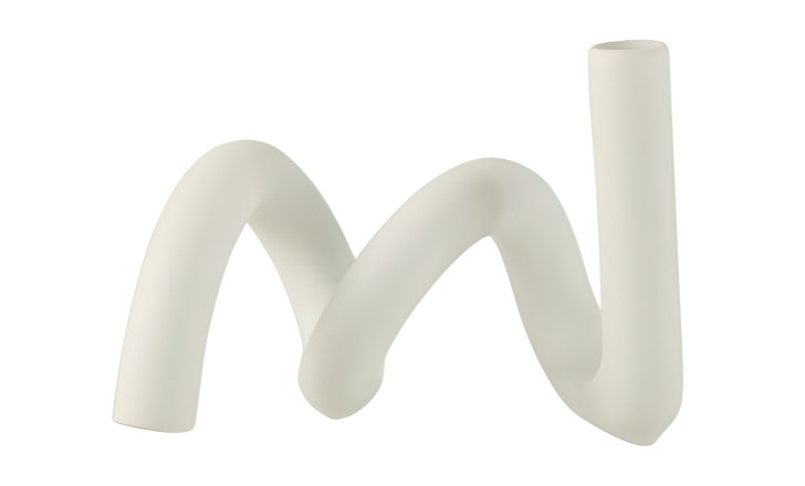 Candle Holder Twist White