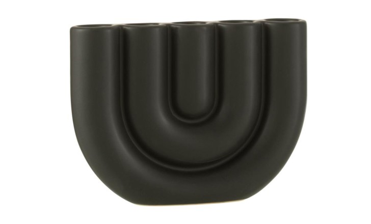 Candle Holder Arc 5 Candles Black