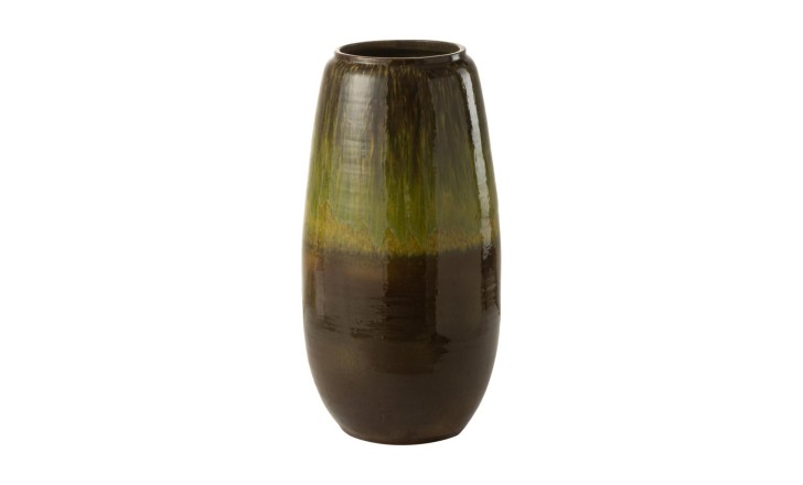 Olive Vase Green S
