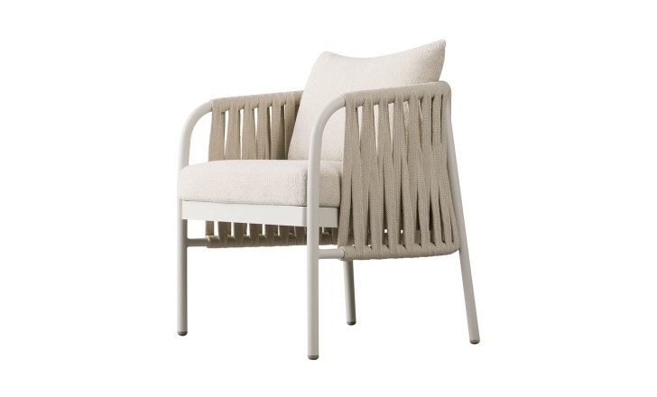 Taormina Light Outdoor Dining Armсhair Haze Sandy