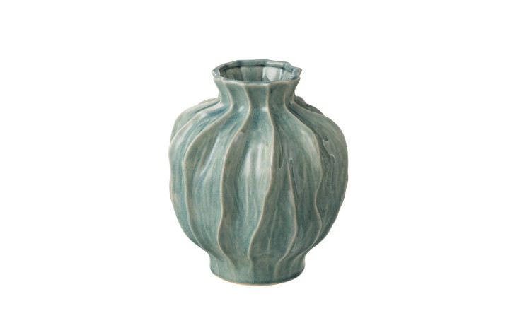 Jules Vase Blue H26 cm