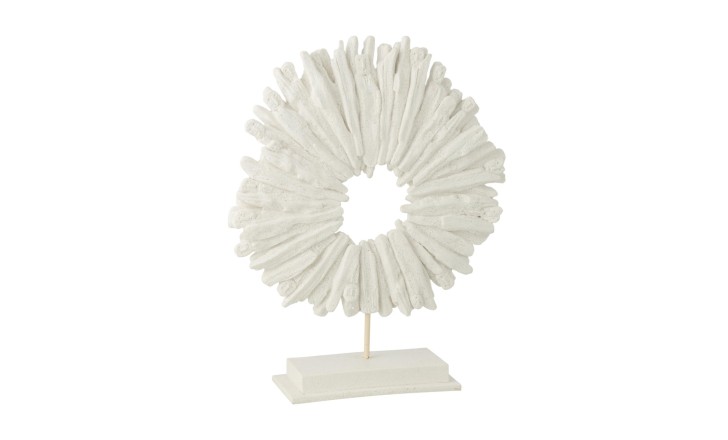 Circle Round White H44,5 cm