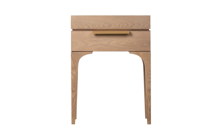 Bridge Bedside Table Cappuccino finish