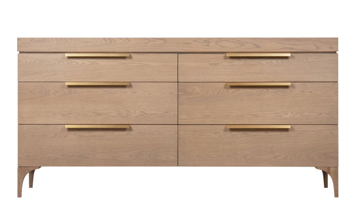 Bridge 6-Drawers Chest Cappuccino finish