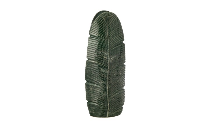 Leaf Vase Dark Green L