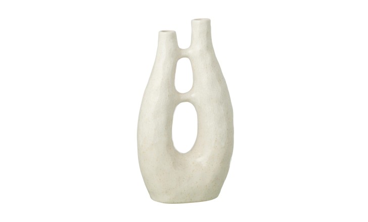 Jeanne Vase Off-White L