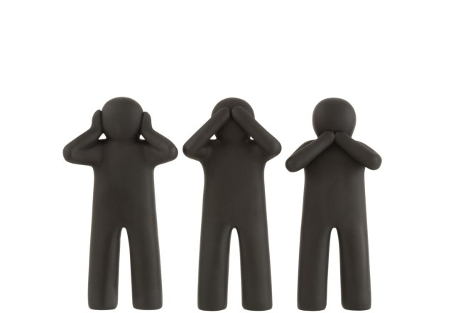 Maurice See/Hear/Speak Nothing Assortment Of 3 (15x7x30cm)