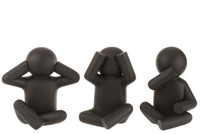 Maurice See/Hear/Speak Nothing Assortment Of 3 (24x15x25cm)